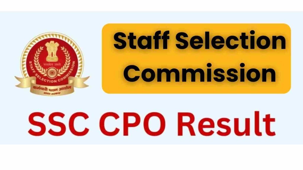 SSC CPO SI 2023 (Staff Selection Commission)